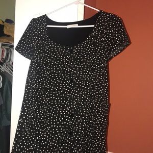 Flowy girly polka dot dress